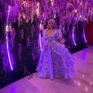 Selkie Dress - 1x - Full Length - Organza - Floral